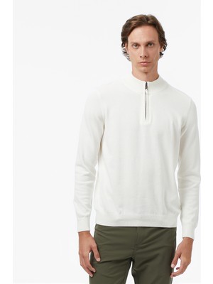 Nautica Erkek Krem Classic Fit Kazak