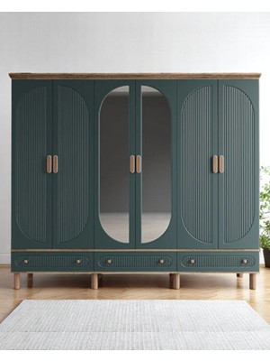 Miracool Milen 6 Kapılı Dolap / %100 Mdf