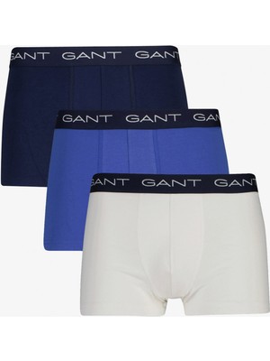 Gant Erkek Beyaz Slim Fit 3'lü Boxer
