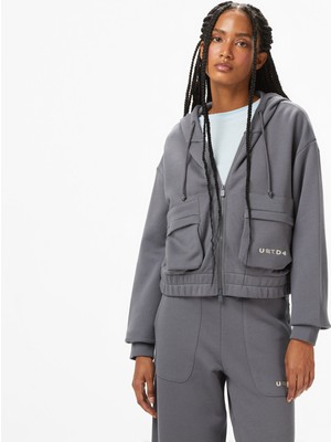 United4 Unıted4 Kadın Gri Sweatshirt