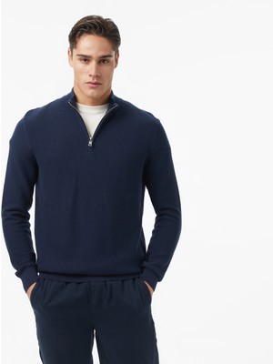 Nautica Erkek Lacivert Classic Fit Kazak