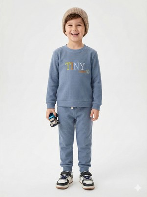 tinytrends Original Nakışlı %100 Pamuk Alt Üst Bebek Takımı