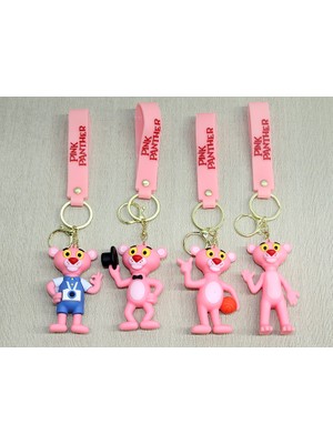 Ttt Pembe Panter Silikon Anahtarlık