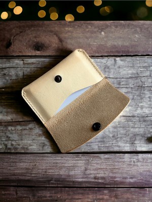 Kalkan Deri Natural Italyan Pueblo Minimal Deri Kartlık