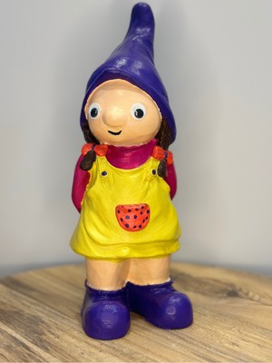 İki Cadı Tasarım Sevimli Cüce Kız 27 cm