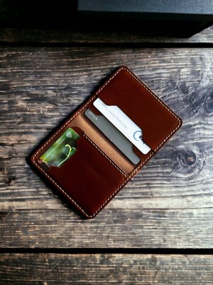 Kalkan Deri King Plus Hakiki Deri El Yapımı Kartlık Cüzdan