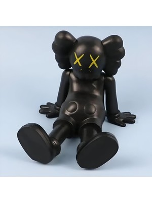 İki Cadı Tasarım Kaws Oturan Figürü Dekoratif Biblo