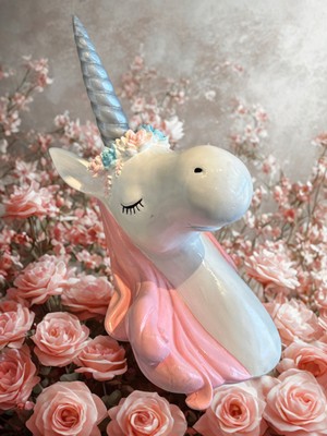 İki Cadı Tasarım Duvar Unicorn Pegasus Dekoratif Polyester Asılabilir Duvar Dekor