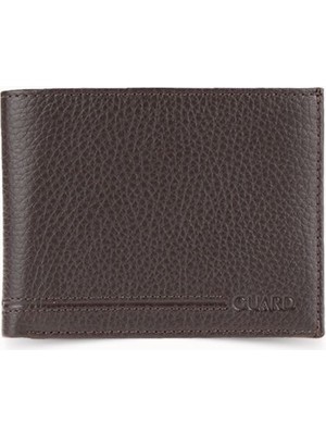 Guard Kahverengi Bozuk Para Bölmeli Deri Erkek Cüzdanı