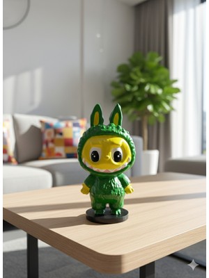 İki Cadı Tasarım Lbb Biblo, Yeşil Dekoratif Polyester Obje - 13CM