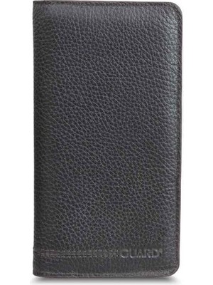 Guard Telefon Girişli Kahverengi Deri Unisex Cüzdan