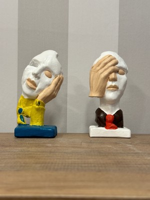 İki Cadı Tasarım Görmedim Duymadım Ikili Figür Seti