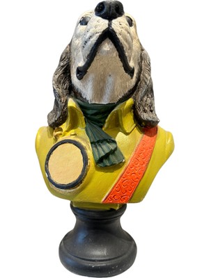 İki Cadı Tasarım Köpek Mini Heykel Polyester Obje