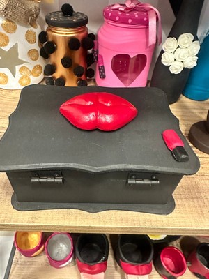 İki Cadı Tasarım Dekoratif Ahşap Takı ve Eşya Kutusu