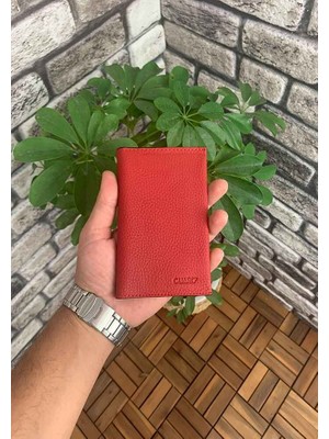 Guard Kırmızı Pasaport Kılıfı