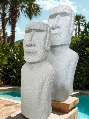 İki Cadı Tasarım Soyut 2'li Tasarım Polyester Bahçe Dekorasyon Ürünü