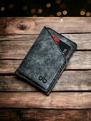 Kalkan Deri Italyan Minimal Deri Kartlık