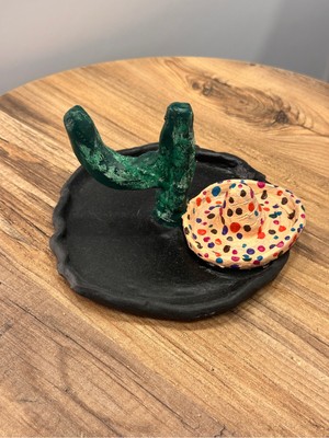 İki Cadı Tasarım Seramik Kahvaltı Tabağı