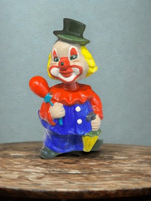 İki Cadı Tasarım Palyaço Oynar Başlı Dekoratif Polyester Obje