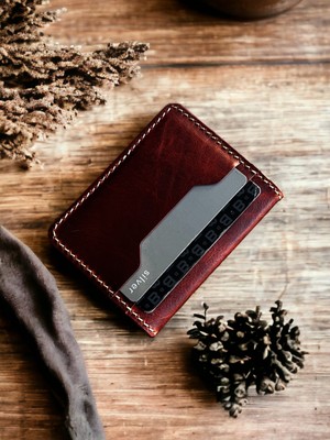 Kalkan Deri King Plus Hakiki Deri El Yapımı Kartlık Cüzdan