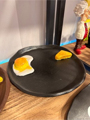 İki Cadı Tasarım Seramik Kahvaltı Tabağı