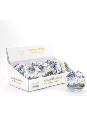 Ttt Taşlı Istanbul Tasarımı El Aynası Kalın Model 4