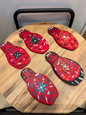 İki Cadı Tasarım Seramik Matruşka Seti