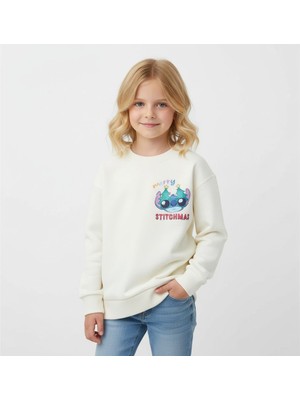 Seabubbles Stitch Kız Çocuk Sweatshirt