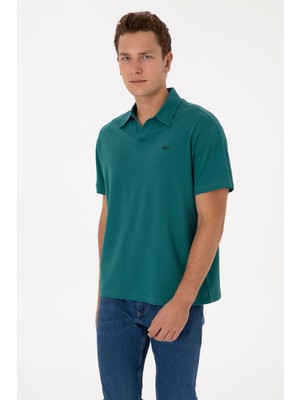 U.s. Polo Assn. Erkek Koyu Yeşil Tişört 50324787-VR101