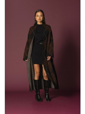 Avrile Baklava Desenli Triko Hırka