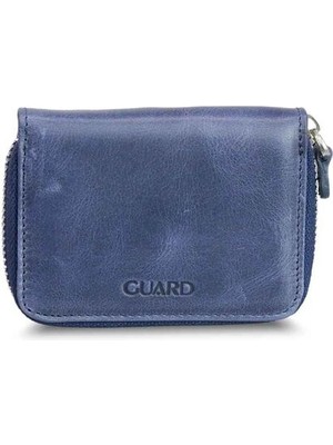 Guard Antik Lacivert Mini Unisex Bozuk Paralıklı Cüzdan