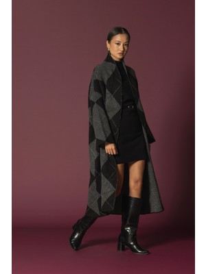 Avrile Baklava Desenli Triko Hırka