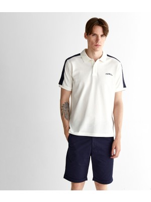 Gant Erkek Krem Regular Fit Logolu Polo