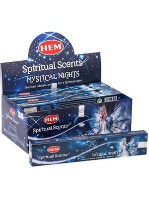 Lorvento Mystical Nights Masala Tütsü Seti (12’li) – Gece Esintisi Aroması, 65 Dk