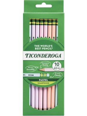 Dixon Ticonderoga The World's Best Pencil Pastel Soft New 18'li Kurşun Kalem