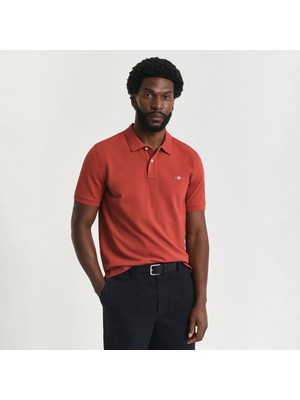 Gant Erkek Turuncu Regular Fit Polo