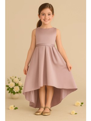 Miço Kids Kız Çocuk Abiye Elbise Şık Davet Düğün Elbisesi