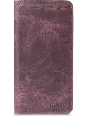 Guard Antik Bordo Telefon Girişli El Portföyü