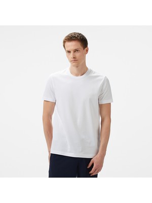 Nautica Erkek Beyaz Regular Fit T-Shirt
