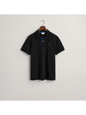 Gant Erkek Siyah Regular Fit Polo