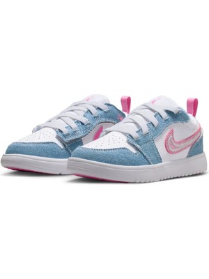 Nike Jordan 1 Low Alt Ps Kız Çocuk Lastik Bağcıklı Cırtlı Deri Ayakkabı -HQ2003-400