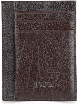 Guard Kahverengi Deri Kartlık