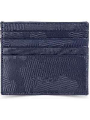 Guard Lacivert Kamuflaj Deri Kartlık