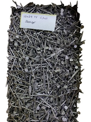 Tuna Sunta,ahşap,kontraplak ,dolap Arkası Tel Çivi Tel Çivi 10X25 Tp (Başlı) 200GR