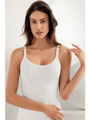 Şahinler Kadın Askılı Likralı Pamuklu Atlet 411