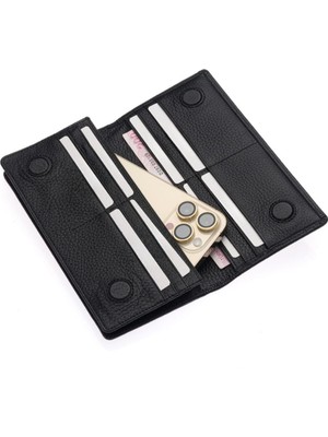 Westpolo West Polo Kişiye Özel İsimli Telefon Bölmeli Hakiki Deri Cüzdan El Portföyü