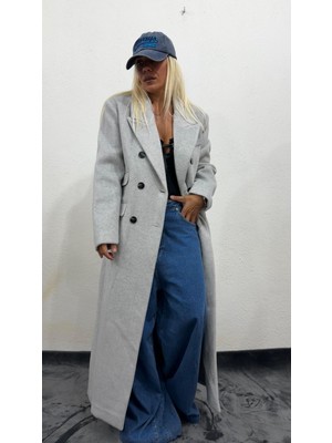 Nunu Özel Dokulu Ultra Premium Kaşe Kaban