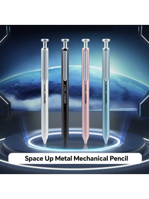 Writech Wrıtech W-5156 Space Up Metal 0,7mm Siyah Gövde Versatil Kalem - 6'lı Kutu