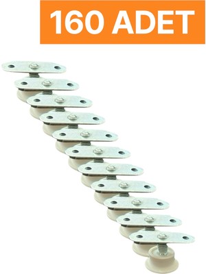 Homdep Nescamuse Masa Sandalye Dolap Sehpa Ayarlanabilir Yükseltme Ayağı M8 Beyaz Rotil Ayak 160 Adet