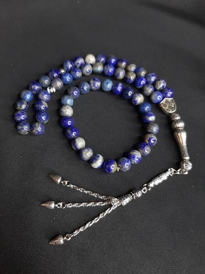 Mryart Lapis Lazuli Doğal Taş Tesbih ve Bileklik Set Şık Tasarım Kutulu Gönderilicektir